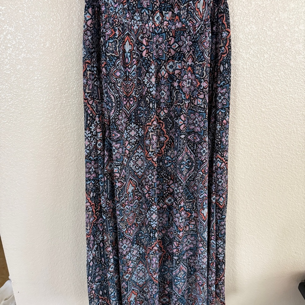 Torrid Midi Mesh Off Shoulder Peasant Dress Sz 00 M L - Picture 4 of 9